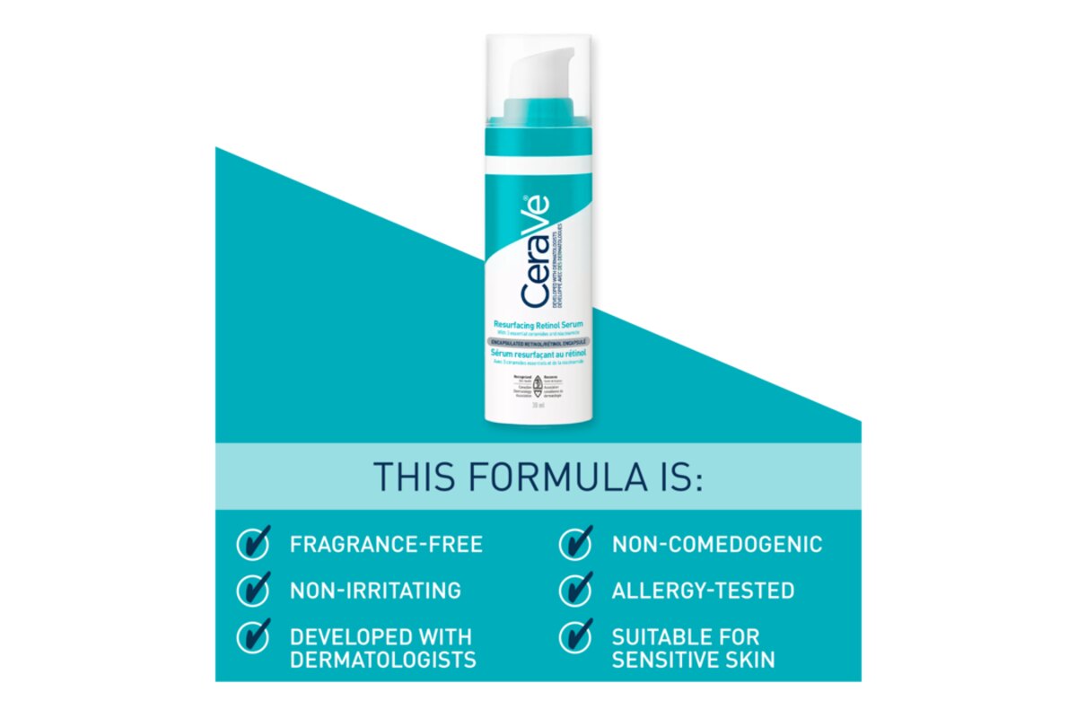 CeraVe Resurfacing Retinol Serum - manufacturer product image (The Key Ingredients)