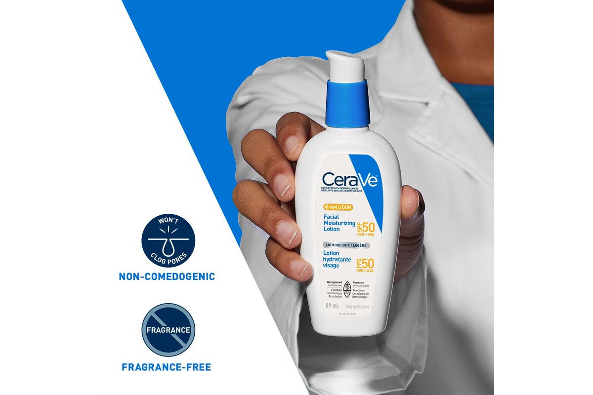 CeraVe AM Facial Moisturizing Lotion SPF 50 - manufacturer product image (What This Lotion Is)