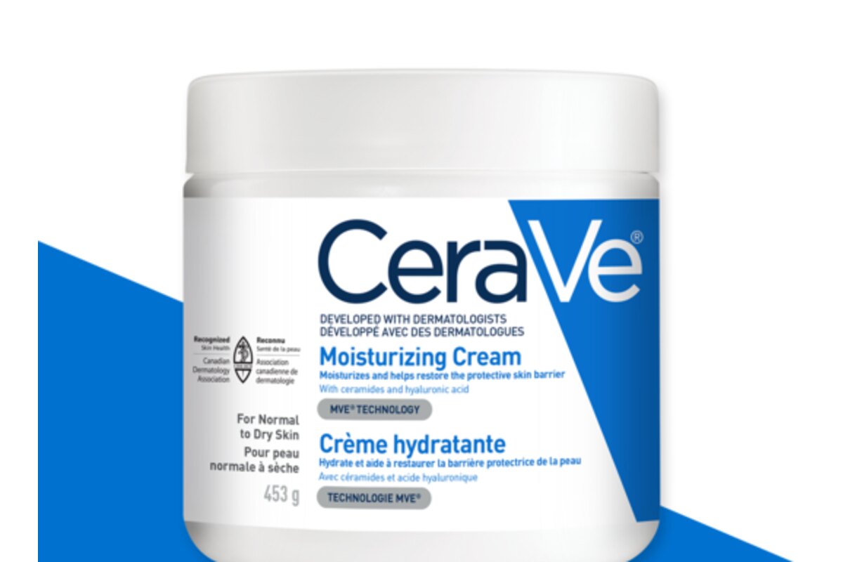 CeraVe Moisturizing Cream - manufacturer product image (Winter Makeup Adjustments)
