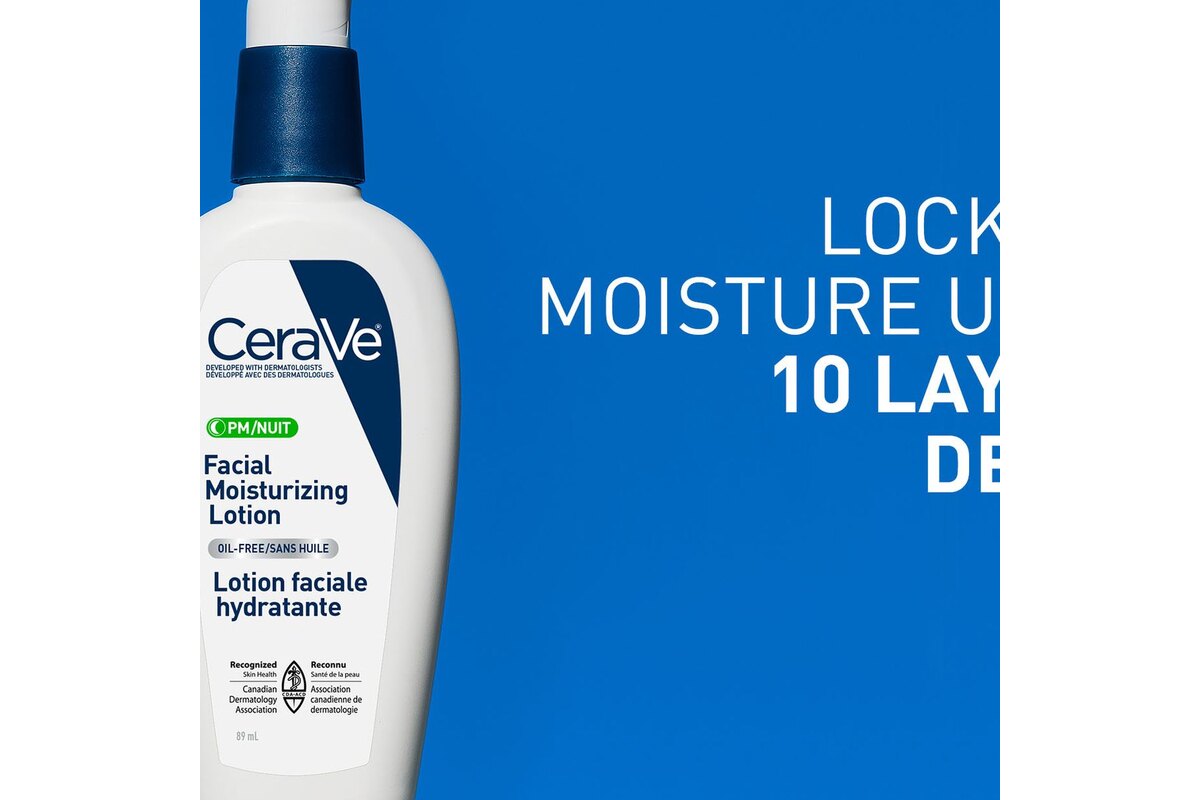CeraVe PM Facial Moisturizing Lotion - manufacturer product image (Common Ingredient Myths)