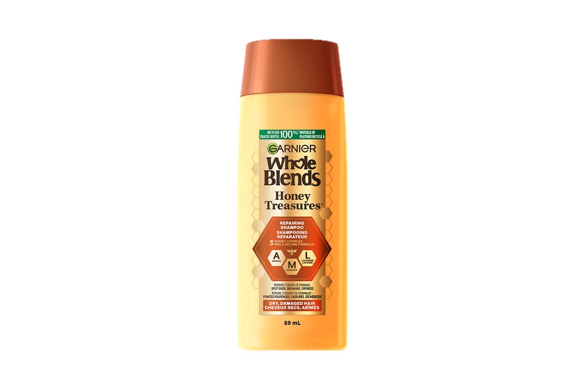 Garnier Whole Blends Honey Treasures Shampoo - manufacturer product image (The Brand's Claims)
