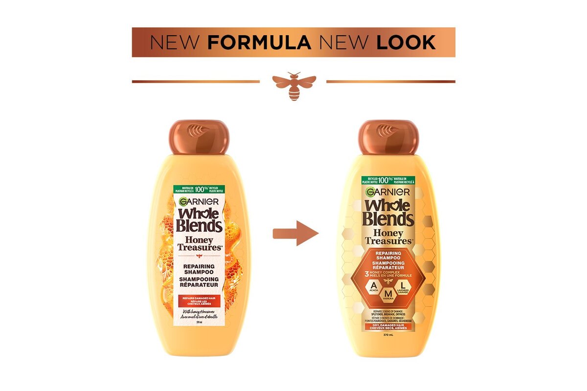 Garnier Whole Blends Honey Treasures Shampoo - manufacturer product image (Who It May Suit)